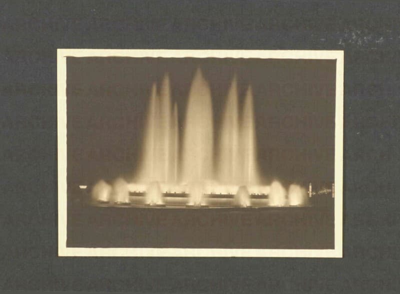 Esposizione Universale di Roma 1942 Foto di bozzetto per fontana