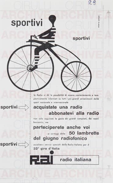 Rai Radio Italiana 33° Giro d’Italia