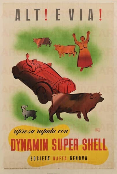 Dynamin Super Shell Società Nafta Genova