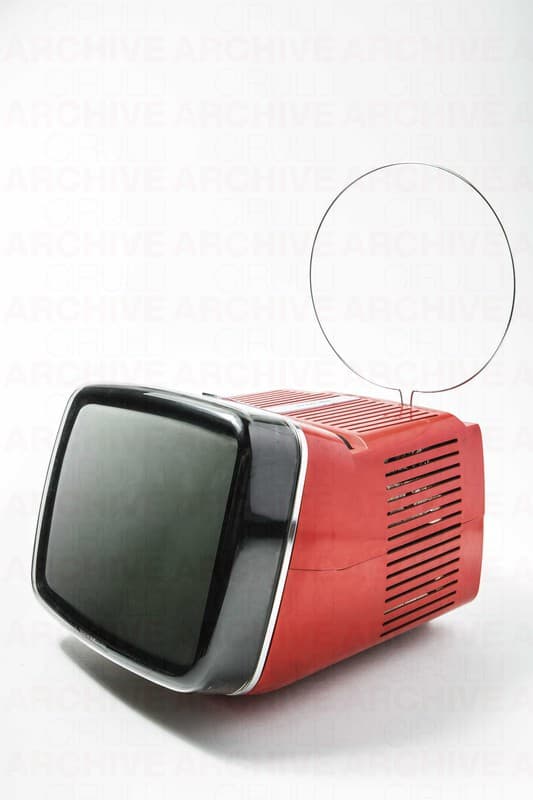 Televisore Algol Brionvega (rosso)
