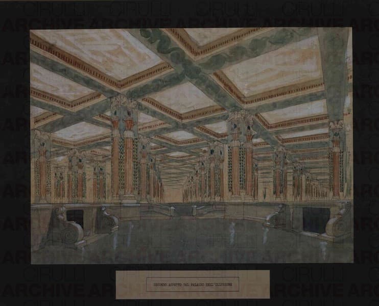 Esposizione Universale di Roma 1942 Secondo aspetto del Palazzo dell’Illusione