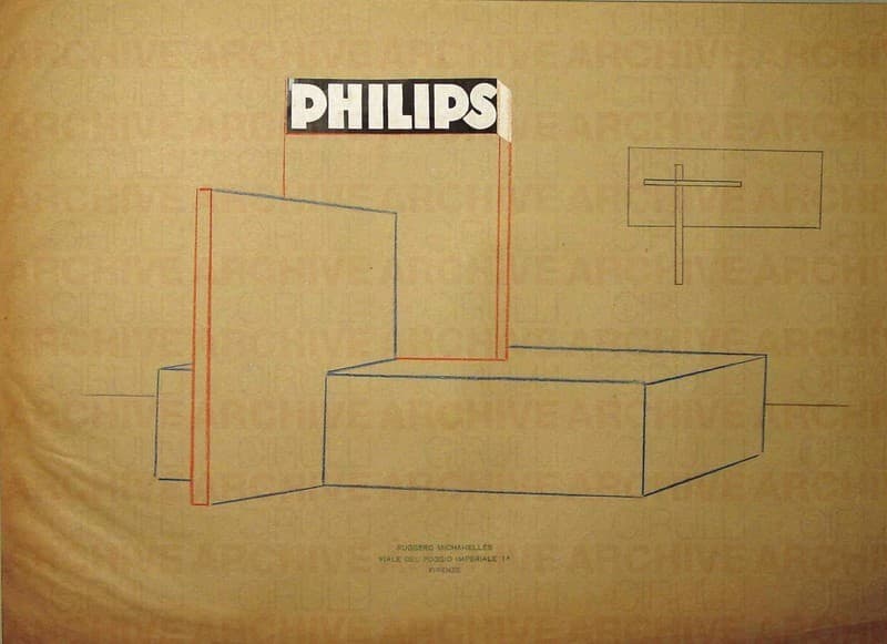 Studio per allestimento fieristico “Philips”