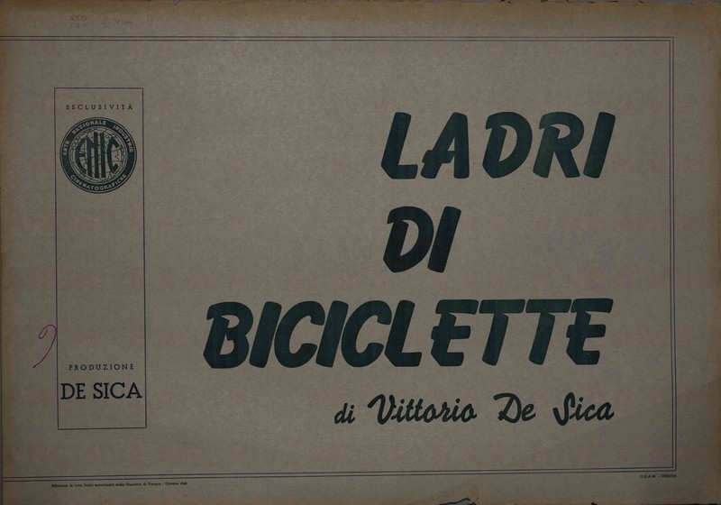 “Ladri di Biciclette” by Vitorio De Sica