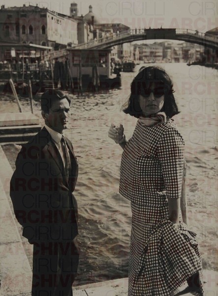 Anna Magnani and Pier Paolo Pasolini at the presentation of the film “Mamma Roma” at the International Exhibition of the Cinematic Arts in Venice